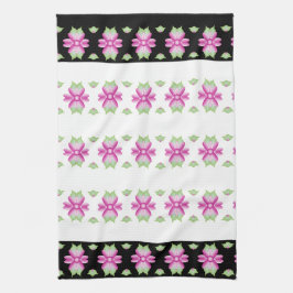 Pinks und grüne Küche Geschirrtuch