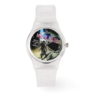 PINKWATCH "GLAUBEN ÜBER ANGST" PERFEKT FÜR SIE! ARMBANDUHR