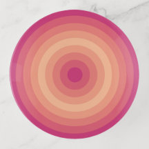 Pinky Arrow Fuzzy Peach Circles