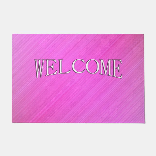 Pinky Do Wa Welcome Mat Fußmatte (Vorderseite)