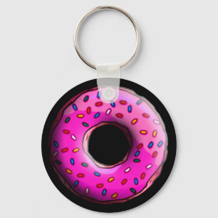 Pinky Donut - bunte Streusel 1 Schlüsselanhänger