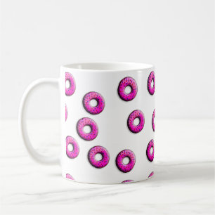 Pinky Donut mit bunten Sprinklen + Ihre Ideen Kaffeetasse