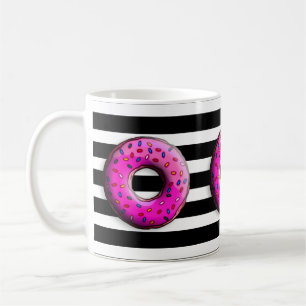 Pinky Donut mit bunten Sprinklen + Ihre Ideen Kaffeetasse