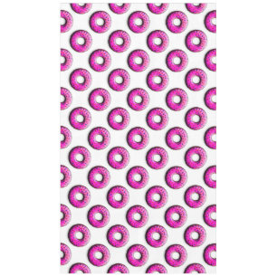 Pinky Donut mit bunten Sprinklen + Ihre Ideen Tischdecke