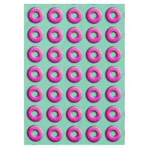 Pinky Donut mit bunten Streuseln + Ihre Ideen Tischdecke