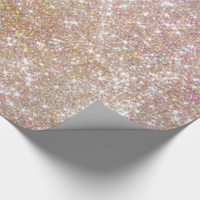 Pinky Glitzer-Verpackungs-Papier Geschenkpapier (Ecke)
