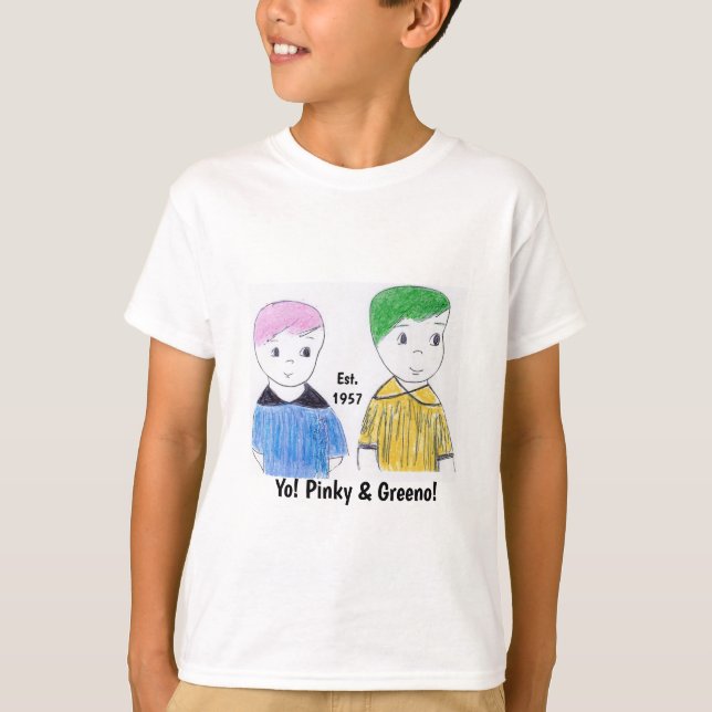 Pinky & Greeno Tee (Vorderseite)