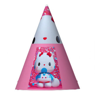 pinky kitty partyhütchen