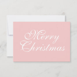 Pinky Merry Christmas Pink Karte