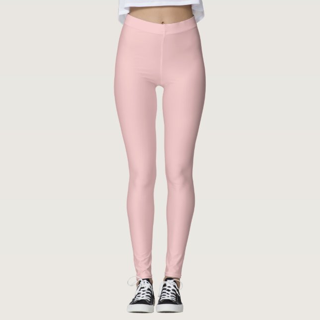Pinky schlichtes Rosa Leggings (Vorderseite)