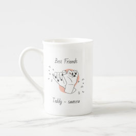 Pinky Swear mit dem Namen Personalisiert Best Frie Prozellantasse