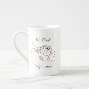 Pinky Swear mit dem Namen Personalisiert Best Frie Prozellantasse
