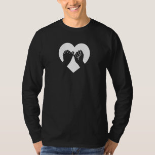 Pinky Swear Versprechen Niedliches Herz für Beste  T-Shirt