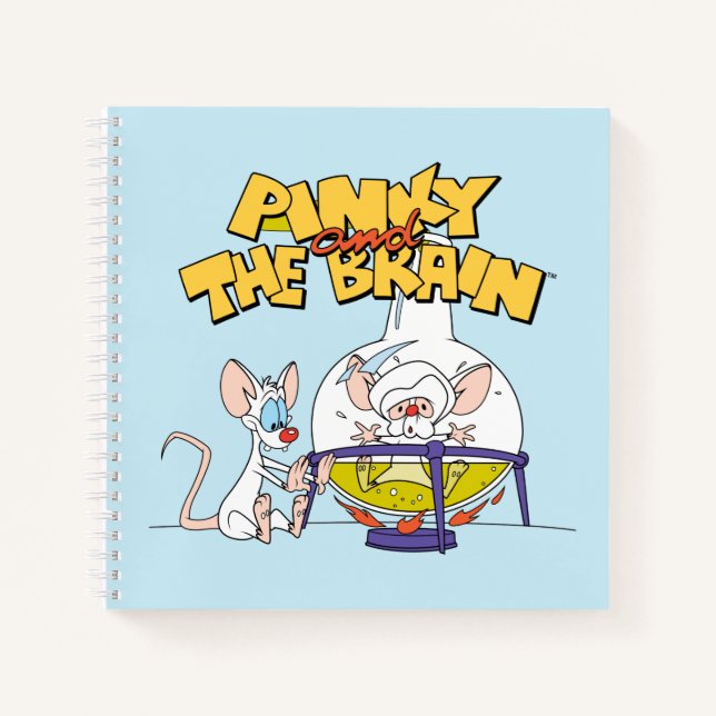 Pinky und das Gehirn | Laborforschung Notizbuch (Vorderseite)