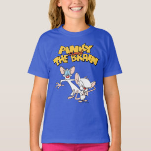 Pinky und das Gehirn Logo anzeigen T-Shirt