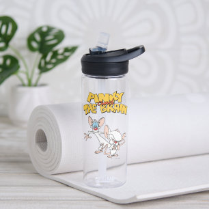 Pinky und das Gehirn   Logo anzeigen Trinkflasche