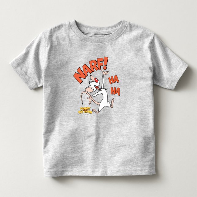 Pinky und das Gehirn | Pinky "Narf!" Kleinkind T-shirt (Vorderseite)