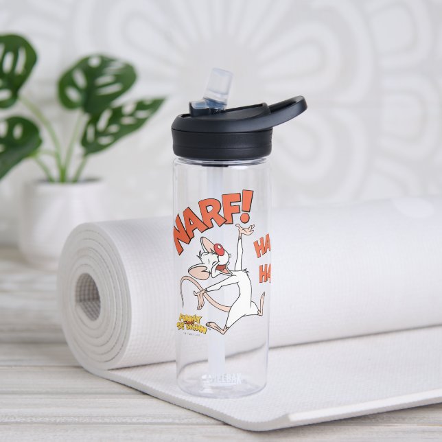 Pinky und das Gehirn | Pinky "Narf!" Trinkflasche (Yoga)