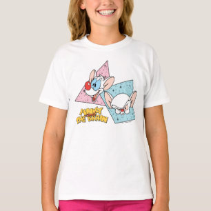 Pinky und das Gehirn Retro-Zeichengrafiken T-Shirt