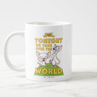 Pinky und das Gehirn | Übernehmen Sie die Welt Jumbo-Tasse