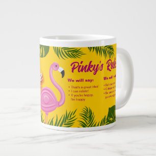 Pinky Validation Vacation Jumbo-Tasse