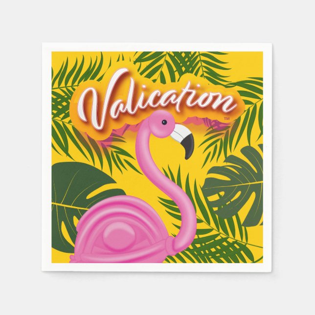 Pinky Validation Vacation Serviette (Vorderseite)