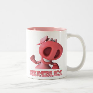 Pinky Wellen-Tasse Zweifarbige Tasse