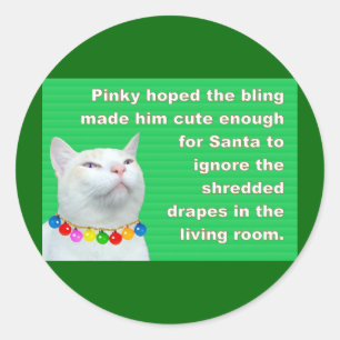 Pinky's Bling Runder Aufkleber