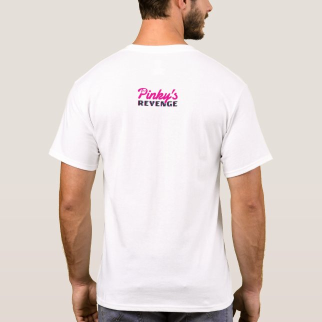 Pinky's Revenge Bassist Mens T - Shirt (Rückseite)