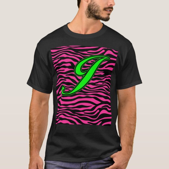 PINKzebra-GRÜN J T-Shirt (Vorderseite)
