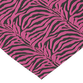 Pinkzebra-Tierdruck-Tabellen-Läufer Kurzer Tischläufer