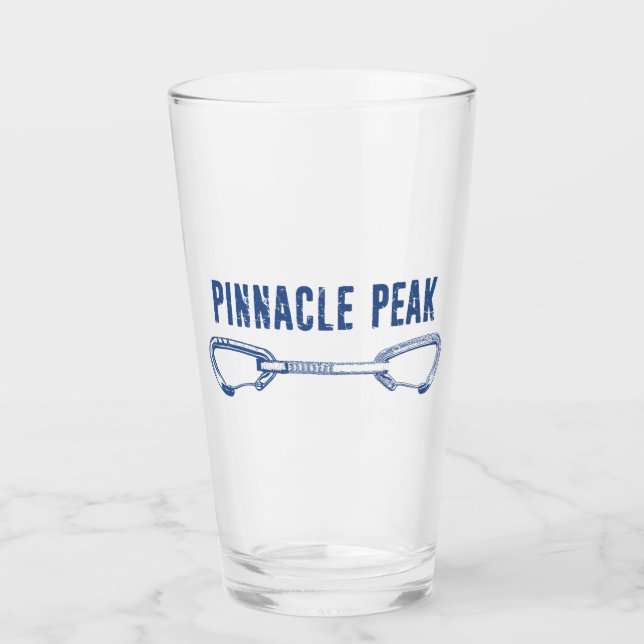 Pinnacle Peak Arizona Felsklimmern Quickdraw Glas (Vorderseite)