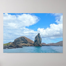 Pinnacle Rock, Bartolomé Island, Galápagos Inseln Poster