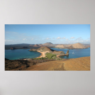 Pinnacle Rock, Galapagos Poster