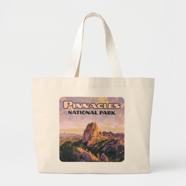 Pinnacles National Park Buttes California Jumbo Stoffbeutel (Vorne)