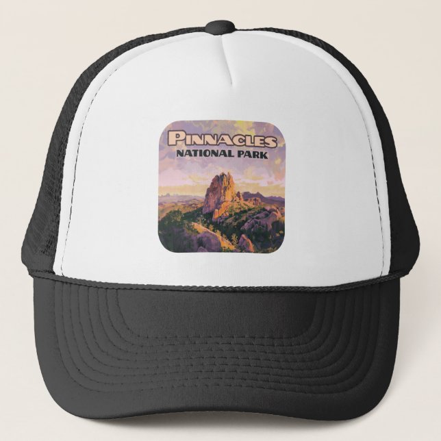 Pinnacles National Park Buttes California Truckerkappe (Vorderseite)