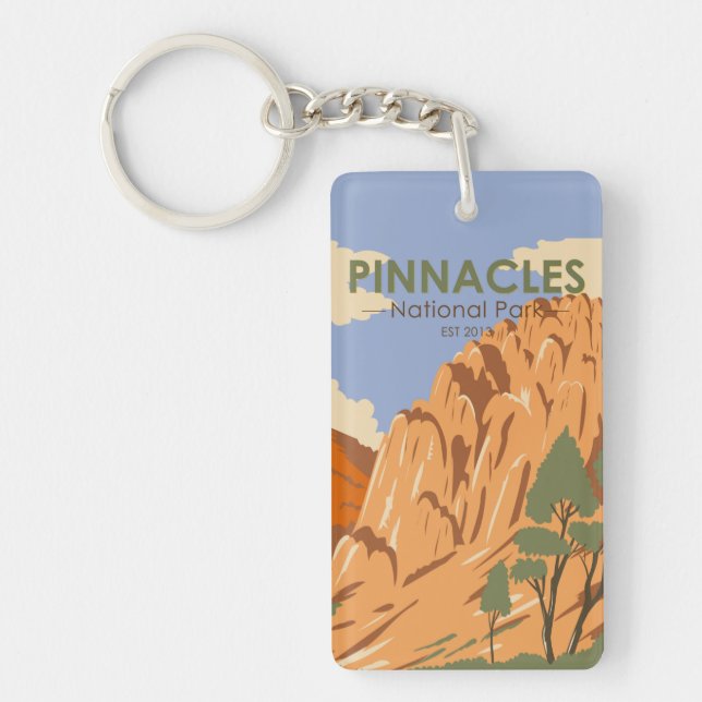 Pinnacles National Park Californie Vintage (Devant)