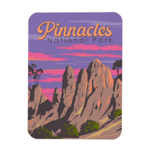 Pinnacles Nationalpark California Magnet