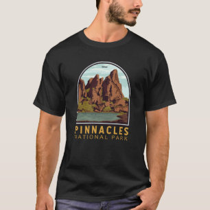 Pinnacles Nationalpark Vintages Emblem T-Shirt