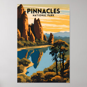 Pinnacles Nationalparkreisen Poster