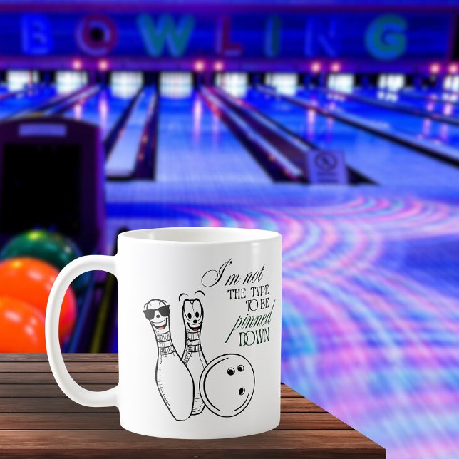Pinned Down Fun Bowling Kaffeetasse (Von Creator hochgeladen)