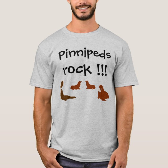 Pinnipeds Felsen-T - Shirt (Vorderseite)