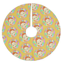 Pinocchio Brushed Polyester Tree Skirt