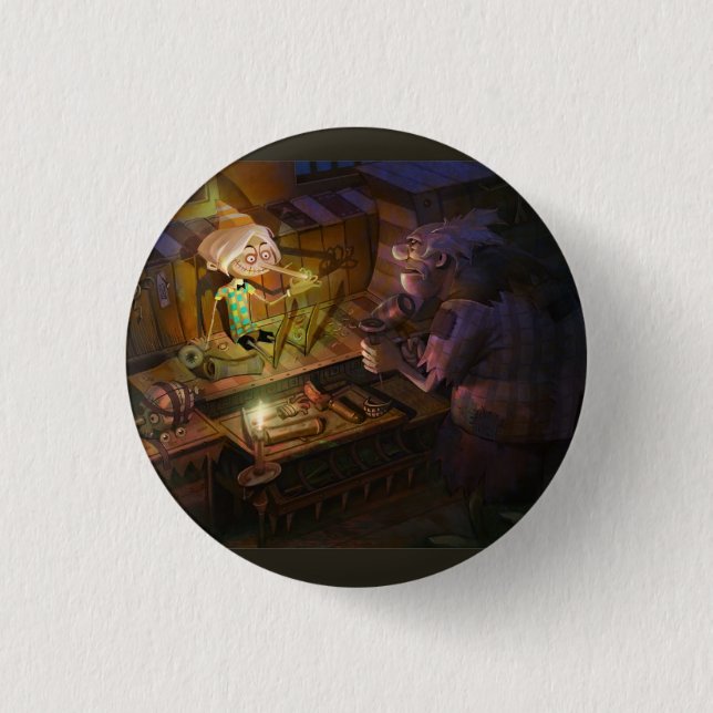 Pinocchio Button (Vorderseite)
