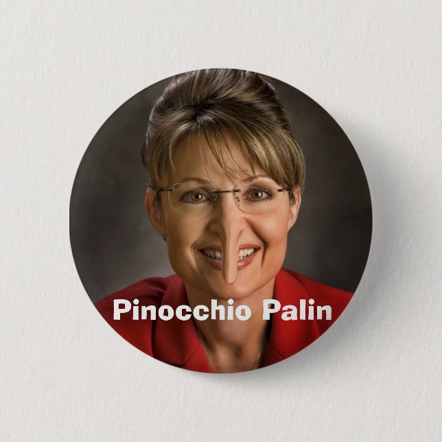 Pinocchio Palin Button (Vorderseite)