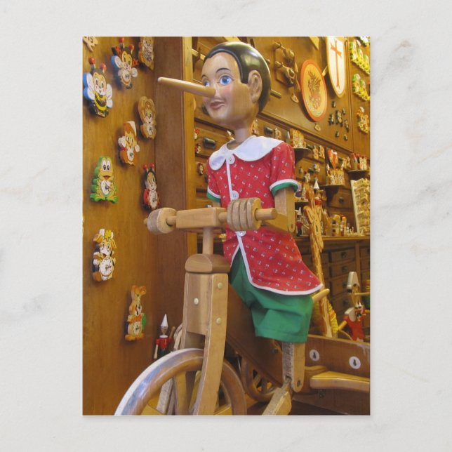 Pinocchio Postkarte (Vorderseite)