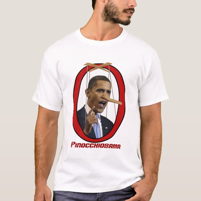Pinocchiobama-T - Shirt (Vorderseite)