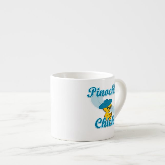 Pinochle Chick Espressotasse (Vorderseite Rechts)