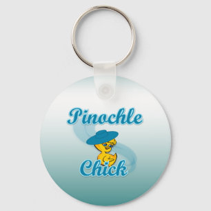 Pinochle Chick Schlüsselanhänger