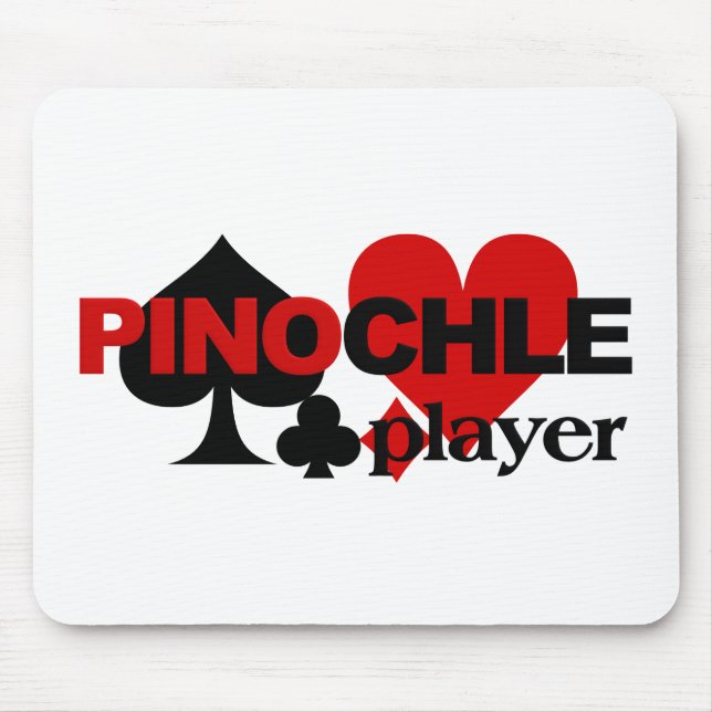 Pinochle Player Mousepad (Vorne)